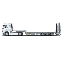 Step deck trailer freight